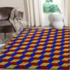 3d area rug rubik area rug living room carpet rug rectangle carpet floor decor home decor