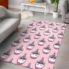 angel snowflake print pattern area rug living room rug home decor