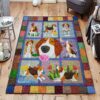 animal 11 rug living room rug home decor