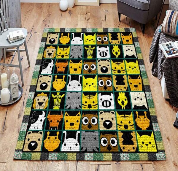 animal rug 3 rug living room area rug home decor