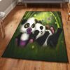 bamboo panda area rugs panda rug home decor