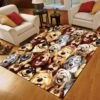 beagle rug living room area rug home decor