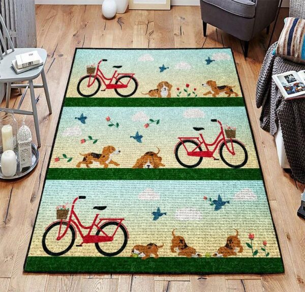 bicycle 2 rug living room rug home decor