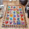 bird 6 rug living room area rug home decor