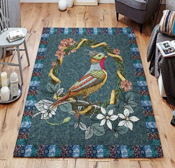 bird 7 rug living room area rug home decor