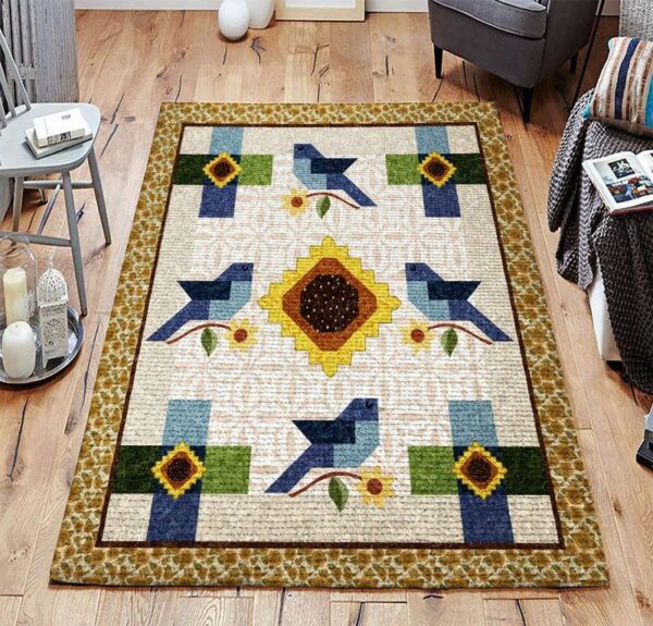 bird 9 rug living room area rug home decor