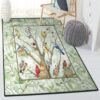 bird bedroom rugs bird rug area rug home decor