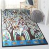 bird kitchen rugs bird garden rug home decor