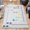 bird rug living room area rug home decor