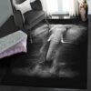 black non shedding area rug 3d printed black and white elephant rug home decor