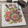 bohemian mandala modern area rugs mandala even banjo rug home decor