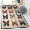 butterfly dining room rug butterfly art rug home decor