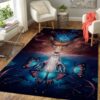 butterfly flower area rug animal print rug rectangle carpet floor decor home decor