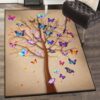 butterfly indoor outdoor rugs butterfly tree rug home decor