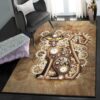 cat large living room rugs steampunk cat home decor