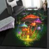 chanterelle large area rugs mushroom home decor