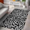 chess pattern print area rug living room rug home decor