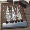 christmas non shedding area rug christmas gnomes rug home decor