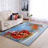 christmas santa claus deer sleigh area rug living room carpet rug rectangle carpet floor decor home decor