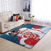 christmas santa claus snowman 5 area rug living room carpet rug rectangle carpet floor decor home decor