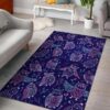 cute owls pattern boho style ornament rug living room rug home decor