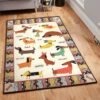 dachshund carpets for living room dachshund rug home decor