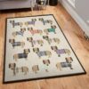 dachshund dog indoor outdoor carpet dachshunds home decor