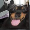 dachshund modern area rugs big face dachshund puppy rug home decor