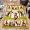 deer 5 rug living room rug home decor