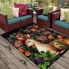 deer 9 area rug living room rug home decor