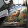 deer hunting 2 area rugs for living room deer hunting picture painting rug home decor