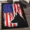 dog lover modern area rugs belgian malinois american flag rug home decor