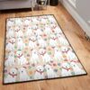 dog lovers large area rugs great pyrenees dogs red rug home decor