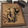 elephant area rugs elephant the world home decor