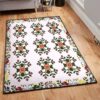 floral outdoor carpet yellow flower rug home decor