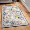 flower garden indoor outdoor rugs flowers rug home decor