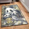 giant panda kitchen rugs panda rug home decor