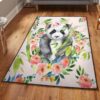 giant panda large area rugs panda rug home decor