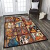 guitar area rug music living room carpet rug rectangle carpet floor decor home decor