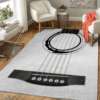 guitar music art 6 area rug living room carpet rug rectangle carpet floor decor home decor