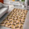 hamburger pattern area rug living room rug home decor