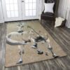 horse 5 rug living room rug home decor