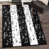 music note dining room rug music note home decor