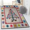 plants lover gift indoor outdoor carpet christmas tree rug home decor