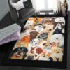 puppy washable area rugs cute dogs rug home decor