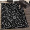 school art deco rug chemistry science pattern rug home decor